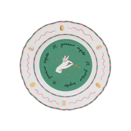 Assiette à dessert Il frutto della passione - Hand céramique vert / Ø 20,5 cm - Bitossi Home