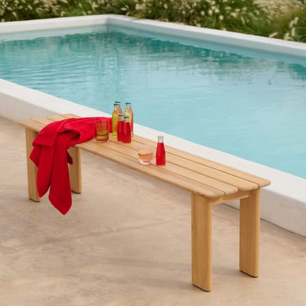 Banc Assemble bois naturel / L 180 cm - Muuto