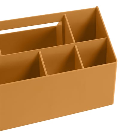 Boîte Sketch plastique orange marron / 26 x 17,5 cm - Plastique recyclé - Muuto