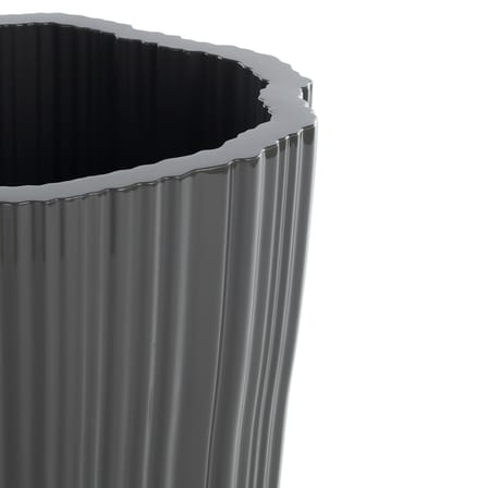 Cache-pot Corteza Small plastique gris / 50 x 53 cm x H 56 cm - Kartell