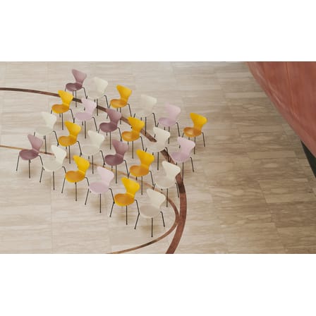 Chaise empilable Série 7 bois rose / Frêne teinté - Arne Jacobsen, 1955 - Fritz Hansen