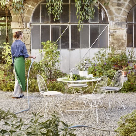 Chaise Wire Chair DKR Colours métal vert / By Charles & Ray Eames, 1951 - Vitra