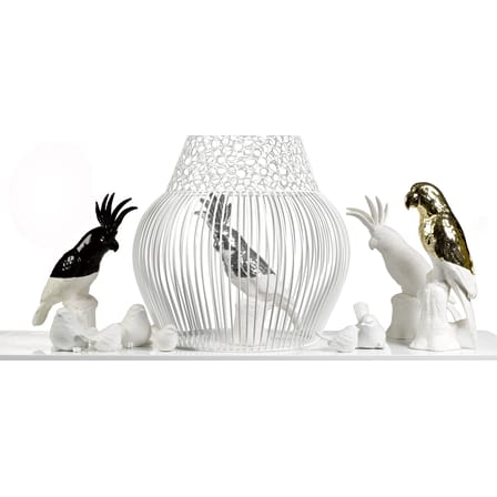 Set de 4 décorations Moineaux / Porcelaine - Pols Potten