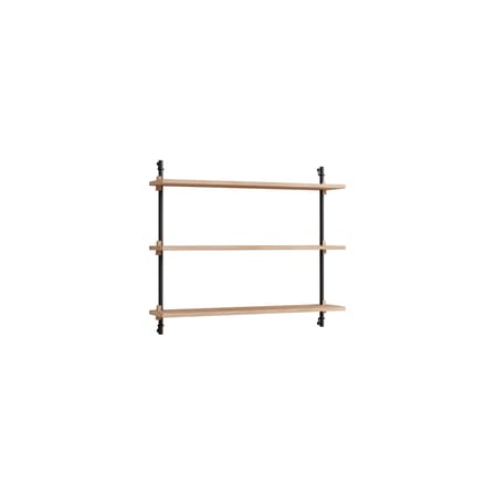 Étagère Wall Shelving – ws.65.1 bois naturel / L 85 x H 65 cm x Prof. 17,5 cm - MOEBE