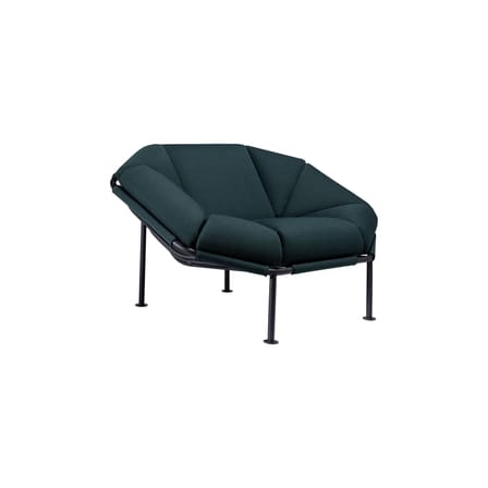 Fauteuil rembourré Atlas tissu vert - KANN DESIGN