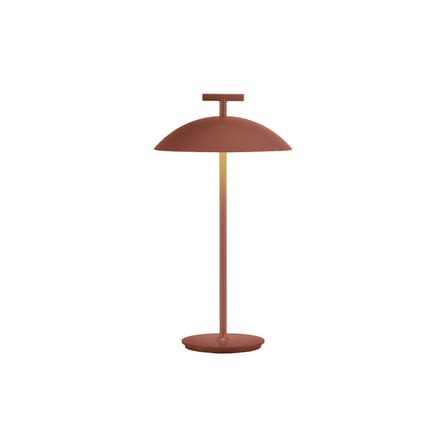 Kabellose, wiederaufladbare Außenlampe Mini Geen-A OUTDOOR metall rot / Stahl - H 36 cm - Kartell
