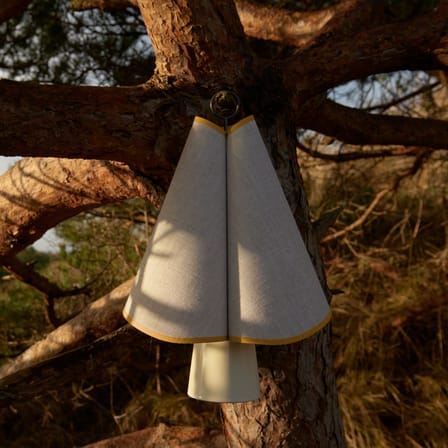 Lampe sans fil rechargeable Hornbæk LED toile beige - Gubi