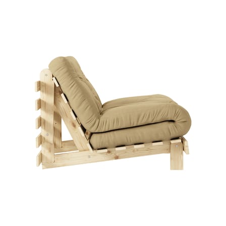 Fauteuil convertible Roots / Dormeuse & lit d'appoint - 3 positions / Structure pin clair - KARUP DESIGN