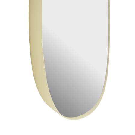 Miroir mural Framed XL métal jaune / 150 x 50 cm - Muuto