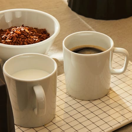 Mug Platebowlcup céramique blanc - Alessi
