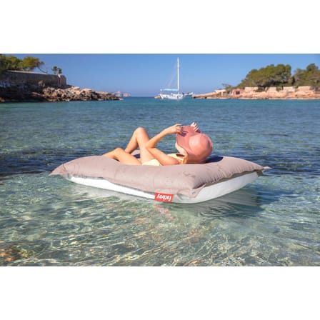 Pouf d'extérieur flottant Original Floatzac tissu bleu / Sangles ajustables - Fatboy