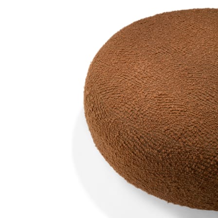 Sitzkissen Orb textil braun / Ø 92 cm – Schlingenpol - Ethnicraft