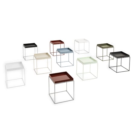 Table d'appoint Tray Silicon / 40 x 40 x H 44 cm - Hay