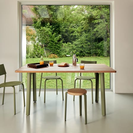 Tabouret empilable Lou / H 45 cm - Chêne éco-certifié - TIPTOE