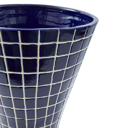 Vase Hamam Large céramique bleu / Ø 36 x H 62 cm - POLSPOTTEN