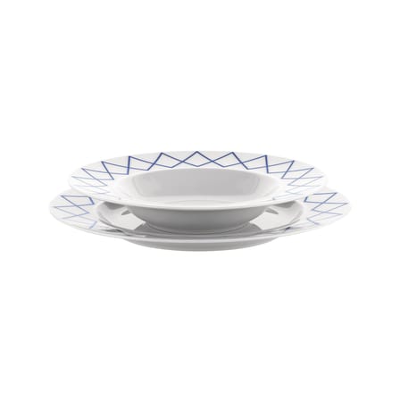 Set 4 assiettes La Bella Tavola Ø 27 cm - céramique / Ettore Sottsass - Alessi