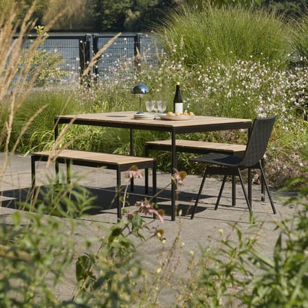 Banc Ville AV27 bois naturel / L 110 cm - &tradition