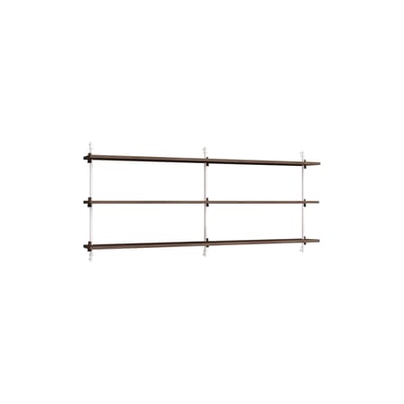 Étagère Wall Shelving – ws.65.2 bois marron / L 162 x H 65 cm x Prof. 17,5 cm - MOEBE