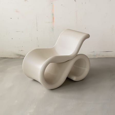 Fauteuil Éclair Chair beige - CRÈME ATELIER