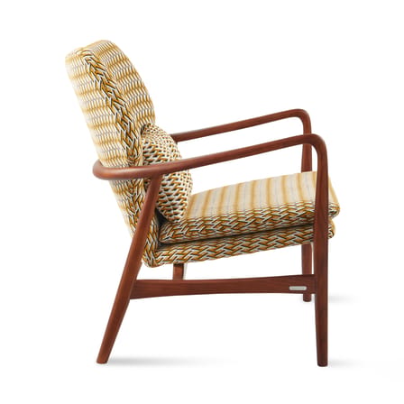 Fauteuil rembourré Peggy tissu jaune - Pols Potten