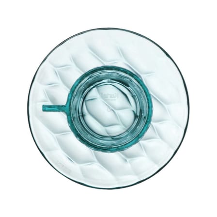 Kaffeetasse Jellies Family plastikmaterial blau / Set aus Tasse und Untertasse - Kartell