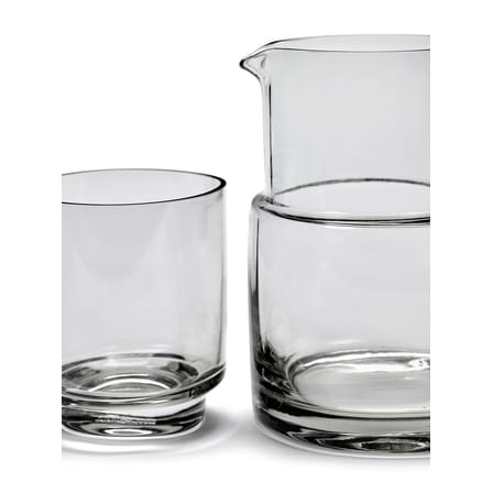 Karaffe Inner Circle glas grau / 75 cl - Glas - valerie objects