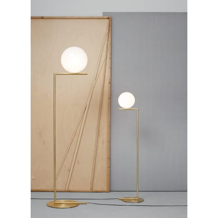 Lampadaire IC F2 verre métal / H 185,2 cm - Michael Anastassiades, 2014 - Flos