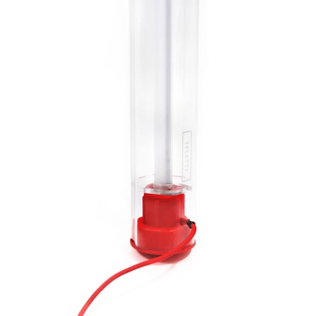 Lampe Bic Lamp rouge / LED - H 178 cm - Seletti