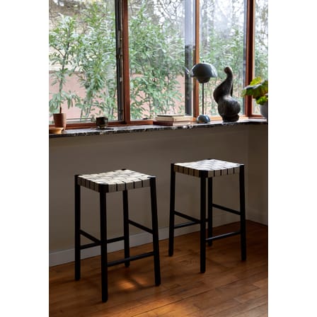 Lampe de table FlowerPot VP3 métal bleu gris / H 50 cm - By Verner Panton, 1968 - &tradition