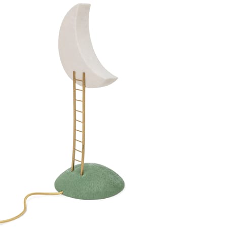 Lampe de table My Secret Place plastique vert blanc or / H 51cm - Seletti
