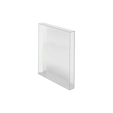 Miroir mural Only me plastique transparent / L 50 x H 70 cm - Philippe Starck, 2012 - Kartell