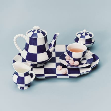 Pot à lait Fête des Bêtes céramique bleu - Serax