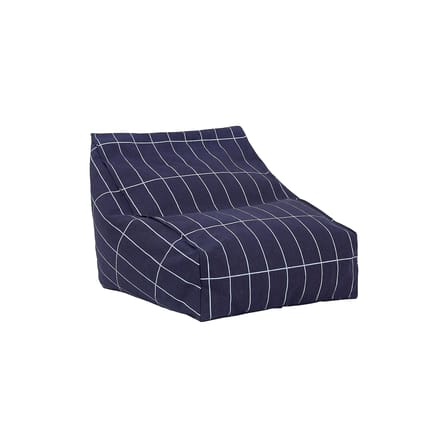 Pouf enfant Vibes tissu bleu - NOBODINOZ