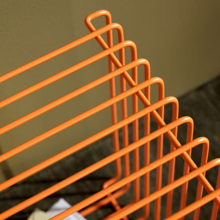 Panton Wire Tangerine Shelf metal orange / 100th Anniversary limited edition - MONTANA