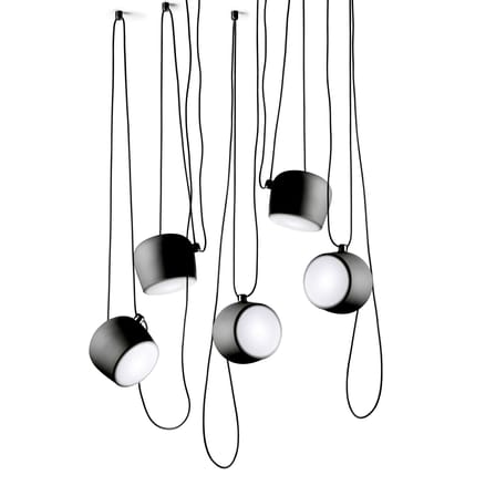 Suspension AIM métal noir LED /  Ø 24 cm / Bouroullec, 2013 - Flos