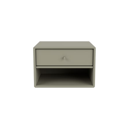 Table de chevet murale Dash bois gris / Console - L 35,4 x P 30 x H 24 cm - MONTANA