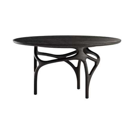 Table ronde Cena INDOOR / Ø 150 cm (8 personnes) - Plateau teck - MORPHO