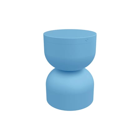 Tabouret Piapolo métal bleu / Coffre rangement - Fermob