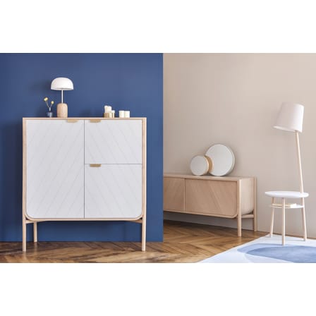Vaisselier Marius bois naturel / L 120 x H 130 cm - Hartô