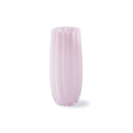 Vase Melon Medium verre rose / Ø 13 x H 27 cm - POLSPOTTEN