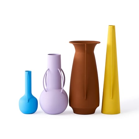 Set de 4 vases Morning Roman métal / Usage décoratif seulement - Pols Potten