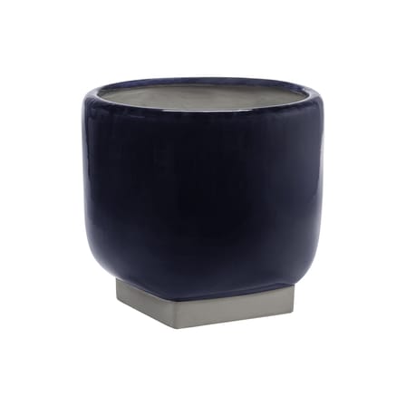 Vaso per fiori Rosamar 05 ceramica blu / Ø 34,5 x H 31,5 cm - Serax