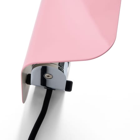 Applique avec prise Apex métal rose / Orientable - Hay