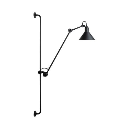 Applique avec prise N°214 métal noir / Lampe Gras - DCW éditions