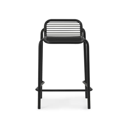 Vig Bar stool metal black / H 65 cm - Normann Copenhagen