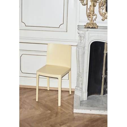 Chaise Elementaire plastique jaune / Bouroullec, 2018 - Hay
