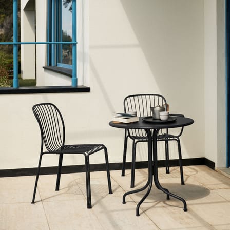 Chaise Thorvald SC94 métal noir - &tradition