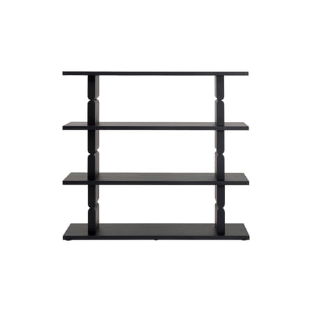 Étagère Coloured Wood Noon bois noir / L 118 x H 107 cm - NOBODINOZ