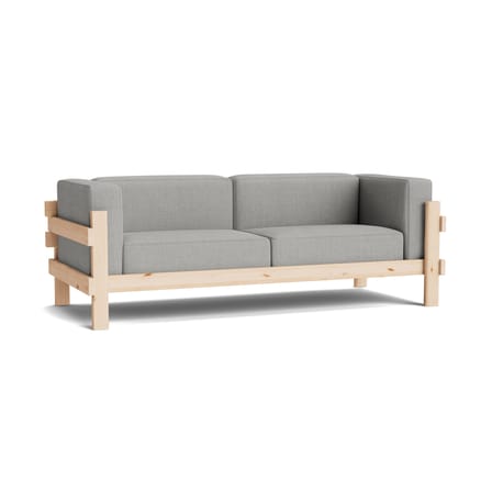 Sofa Kube textil grau / L 220 cm - Normann Copenhagen