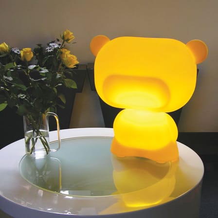 Lampe de table Pure plastique blanc / H 45 cm - Slide